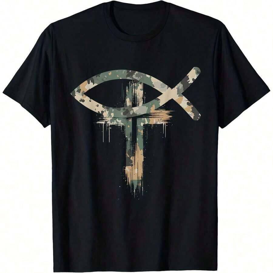 Crypto Meme - XRP Cryptocurrency - Astronaut On The Moon - All-Season XRP T-Shirt, 220g Cotton, Single-Sided Print, Crew Neck, Short Sleeve - 黑色 - 查看 1