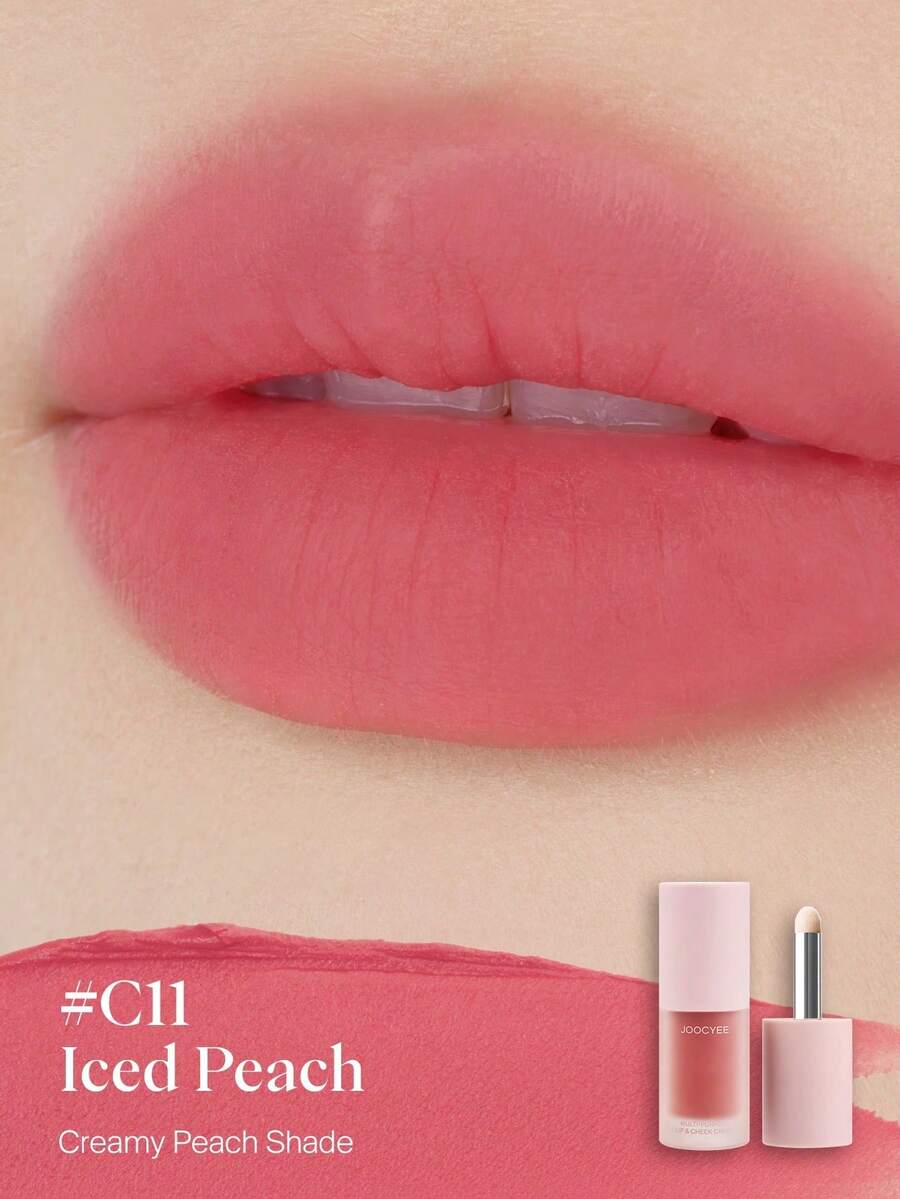 JOOCYEE 发酵色彩丝绒喷雾唇颊两用 - C11 ICED PEACH - 查看 1