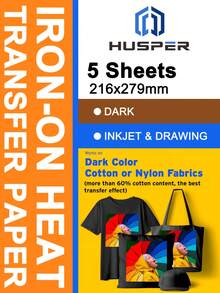 Printable Heat Transfer Paper For Fabric, Heat Transfer Paper, Washable And Durable, Long-Lasting Transfer Without Cracking, Perfect For Custom T-Shirts, Uniforms, Gifts, Etc. - A4 - View 10