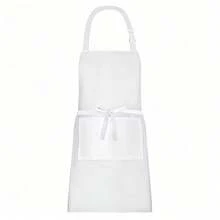 1pc Adjustable Apron With Long Tie, 2 Pockets, Waterproof Cooking Chef Apron - Multicolor - View 8