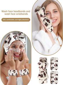 49Pcs All-In-One Brown Beauty Tool Kit - Includes 30 Soft Synthetic Makeup Brushes, Makeup Sponges, Triangle Powder Puffs, Leopard Print Hair Accessories, Silicone Cleaning Bowl & Facial Roller, Complete Makeup & Skincare Set For Daily Use - Brown - View 11
