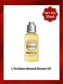 L'Occitane 35毫升滋养保湿甜杏仁香氛沐浴油，温和身体清洁，适合干性肌肤，每日沐浴，肌肤柔嫩，方便旅行携带，节日礼物，欧舒丹甜杏仁沐浴油 - 甜扁桃香味 - 查看 1