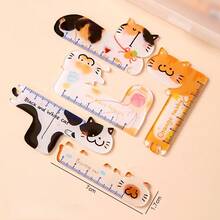 Bộ 5/10/20/30 chiếc thước kẻ hình động vật hoạt hình, thước thẳng vẽ acrylic 5cm sáng tạo, thước nhỏ xinh xắn dùng làm văn phòng phẩm, quà tặng nhỏ. - Nhiều màu - Xem 7