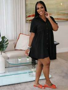 Blusa holgada de talla grande - Multicolor 3 - Ver 3
