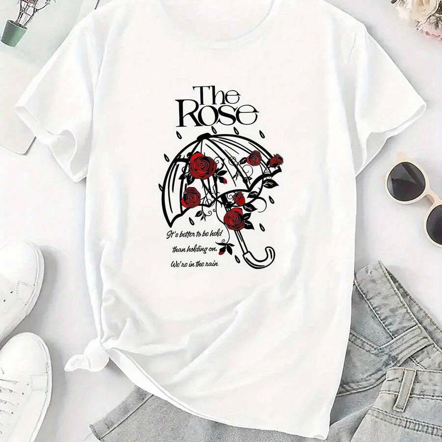 Camiseta para Mujer con Diseño de Oso Minimalista y Texto - Blanco - Ver 1