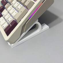 3pcs Ergonomic Keyboard Riser Stand Inclined Stand With Cleaning Brush, Anti-Slip Universal Stand, Multi-Color Optional, Convenient For Typing, Suitable For Long Computer Office, Home Office Supplies, PC Gaming Accessories Additions, Improve Typing - A - View 4