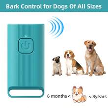 Mini Rechargeable Ultrasonic Dog Repeller, Portable Anti-Barking Device With LED Indicator, Dog Training Equipment - Cadet Blue - View 4