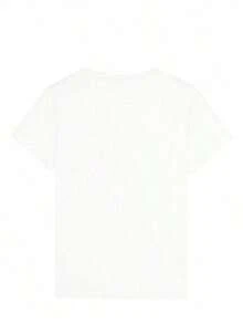Soft, Breathable, And Lightweight For All-Day Comfort. Women's Casual Polyester T-Shirt, Hello 40 Leopard Print, Crew Neck, Short Sleeves, For Summer And Spring, 95% Polyester, 5% Elastane, Knit Fabric, Regular Length - Perfect For Birthday Celebrations. Classic Crew Neck With A Relaxed Fit That Flatters All Body Types And Is Easy To Pair With Jeans, Shorts, And Leggings. - 白色 - 查看 4