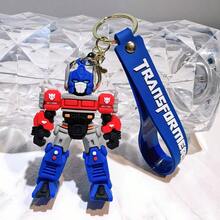 1pc Silicone Robot Keychain Pendant, Suitable For Car, Backpack, Handbag, Ideal Gift For Fans, Children, Birthday, Back To School Season - Multicolor - View 4