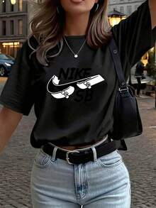 Women T-Shirts - Black - View 1