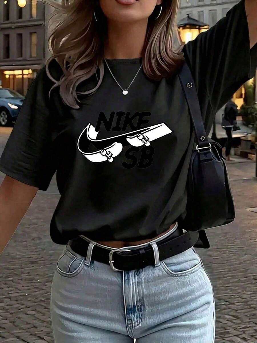 Women T-Shirts - Black - View 1