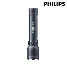 PHILIPS 飛利浦 USB 充電式便攜手電筒，全金屬機身，超亮，長電池壽命，戶外徒步露營燈，自衛頭部設計，防水緊急燈，原裝飛利浦 SFL2188 - 黑色 - 查看 12