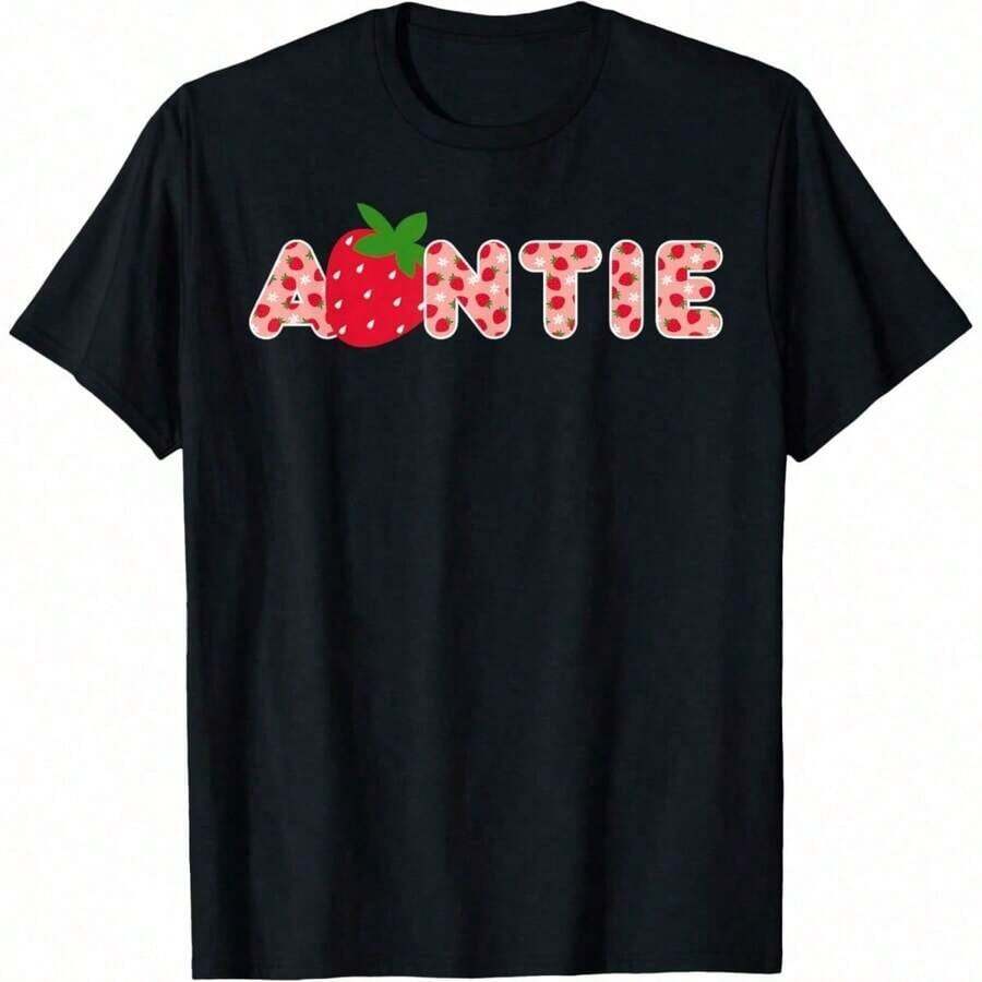 Camiseta a juego para toda la familia con diseño de Dinosaurio Papá Tía Saurus para cumpleaños - Negro 8 - Ver 1