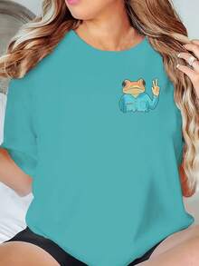 Women T-Shirts - Lake Green - View 5