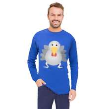 Aquarius RJM Mens Christmas Turkey Pyjama Set Blue Medium Funny Festive Winter - Blue - View 4
