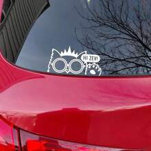 Donut Princess Car Window Sticker, Dungeon Crawler Car Decal, Suitable For Car Accessories And Decoration - A - View 4