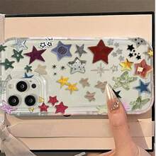 Galaxy Series Transparent Phone Case, Compatible With Android And Apple Models - Multicolor - View 5