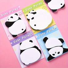 1 Pack 30 Sheets Creative Cartoon Cute Panda Design Sticky Notes, Removable Memo Pad, Suitable For Office And School Supplies, Cute Animal Stationery - one-size - View 8