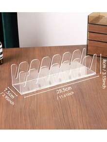 Acrylic Baseball Cap Display Rack (The Acrylic Surface Has A White Film Cover, Which Will Be Transparent After Peeling Off) - Clear - View 10