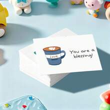 100pcs Motivational Affirmation Cards, Containing Positive Affirmative Language, 100pcs Inspirational Cards, Motivational Cards Combining Inspiring Phrases And Colorful Cute Illustrations, Highly Motivating, Suitable For Birthday, Halloween, Christmas And Employee Appreciation Gifts - White - View 11