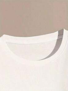 1 Piece Fat Burning Workout T-Shirt, Gym Exercise T-Shirt, Muscle Enhancement T-Shirt, Weightlifting T-Shirt, Gym T-Shirt, Gifts For Gym Lovers, Funny Gym T-Shirts TX-455 Women's Short Sleeve T-Shirt, 180g 100% Cotton - 白色 - 查看 3