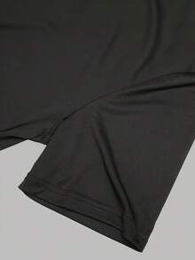 Camiseta de Mujer, Camiseta de Manga Corta para Damas, Tops para Mujeres - Negro - Ver 4