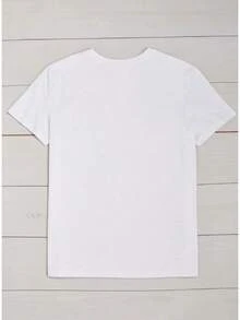 Camiseta estampada premium de verano para mujer, camiseta de la película navideña "Haynes Sisters", camiseta navideña "Sisters' Song", enfocada en regalos navideños para hermanas. - Negro - Ver 11