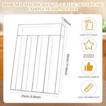 Flatware Storage - Transparent - View 2