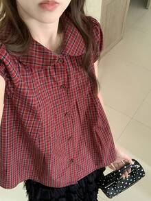 Women Blouses & Shirts - Red - View 6