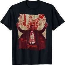 Universal Monsters Dracula Rise With The Night T-Shirt - Negro - Ver 1