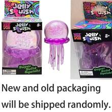 NeedohJelly 挤压闪光水母软胶玩具 - 超级挤压感官减压玩具，适合儿童和成人，理想的复活节和生日礼物 - 彩色 - 查看 10