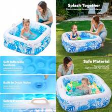 Inflatable Swimming Pools - Blue - View 1