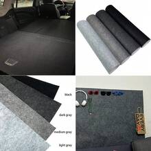 30x100厘米/50x100厘米自粘毛毡贴纸，4种颜色可选，耐磨隔音自粘毛毡布，适用于汽车内饰翻新、脚垫、后备箱保护、家居DIY隔音装饰。 - 靜音毛氈 - 查看 1