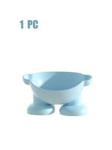 1个宠物碗，高脚碗，宠物食品和水碗，倾斜式护嘴设计，颈椎保护型机器人猫碗，防摔，大口径糖果色宠物狗碗，适用于宠物、猫、狗 - 1公升 - 查看 12