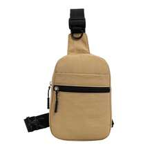 1pc Solid Color Sling Chest Bag For Teens, Large Capacity Lightweight Nylon Shoulder Bag, Outdoor Travel Casual Backpack, Suitable For Daily Use - A - View 15