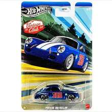 Mattel Mattel 风火轮复古俱乐部大奖赛 1:64 比例合金车模收藏系列，银色系列复古俱乐部大奖赛 HRT81-J BMW507、'65 福特野马、速度超快、改装车、'71 保时捷 911、大众经典甲壳虫收藏玩具，男孩礼物，非常适合在毕业季、开学季、节日生日等场合展示男孩女孩的玩具，1 件装 - 彩色 - 查看 6