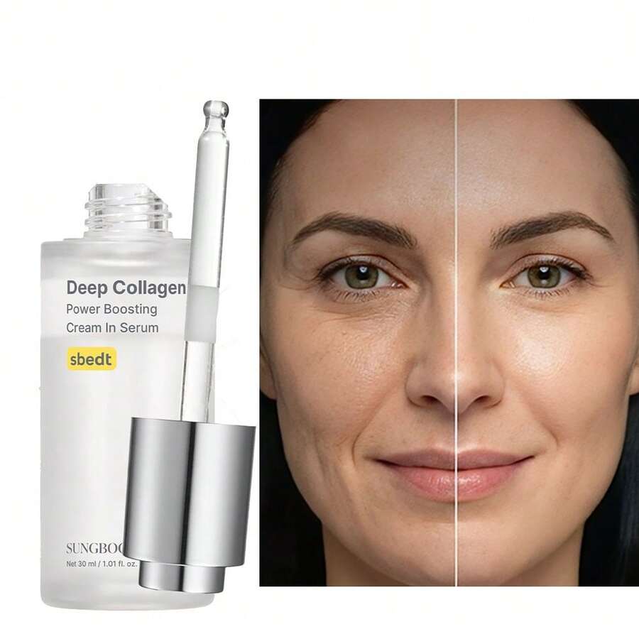 EDITOR Deep Collagen Serum | Volufiline + Collagen + Niacinamide | Hydrating & Smoothing Care | Korean Skincare, 1.01 Fl Oz | Valentines Day Gifts For Woman - 預設 - 查看 1