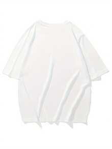 Fashionable Printed Short-Sleeved Shirt For Men - 白色 - 查看 2
