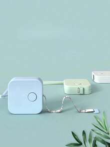 1pc Mini Retractable Tape Measure, Suitable For Body Measurement, Sewing, Handicrafts, Color: Blue, Compact And Portable - Multicolor - View 10