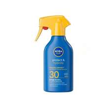 Nivea Sun Trigger Protect & Hydrate SPF30 250 ml Spray Protezione Solare per Viso e Corpo - Bianco - Visualizzare 2