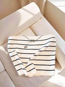 Top sin tirantes estampado de leopardo casual de verano - Multicolor 6 - Ver 4