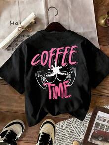 Iced Coffee And Sun T-Shirt, Iced Coffee T-Shirt, Gifts For Coffee Lovers, Summer T-Shirt, Summer Vibes T-Shirt, Coffee T-Shirt - 4 - 查看 2