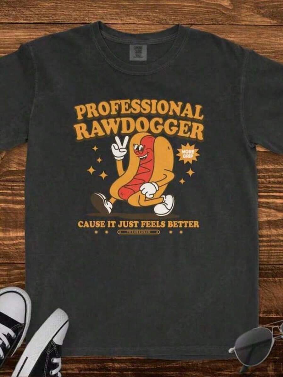 Nuevas camisetas 2026Professional Rawdogger Funny Shirt Gen Z Inappropriate Shirt Unhinged Shirt Embarrassing Shirts Gag Gifts Rude Dirty Shi Tee Shirts Western Men Clothes Camisas Para Hombre Graphic Tees Women Clothes Summer Tops Summer Clothes Graphic Tees,Ideal como regalo de San Valentín, apto tanto para hombres como para mujeres, camisetas conmemorativas, artículos de San Valentín, productos de anime japonés y camisetas con diseños de anime populares. - Negro - Ver 1