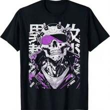Printed T-Shirt For Men And Women - Black - View 1