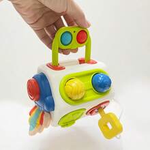 8-In-1 Baby Activity Cube – Sensory Learning Toy For Fine Motor Skills Cooltoys Favors For Kids, Travel & Birthday Gift For Infants Toddlers Boy/Girl Toys - HLX219A - View 12
