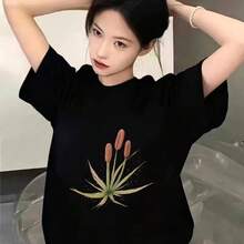 Women T-Shirts - Black - View 9