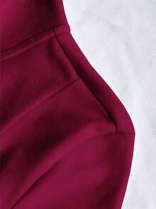 Chaqueta ligera con estampado de polo para mujer, abrigo casual de calle deportivo con cremallera, ajuste delgado de manga larga, otoño - Burdeos - Ver 5