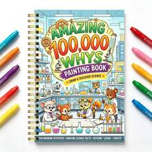 Sách Vẽ 100.000 Câu Hỏi | Sách Vẽ Đặt Câu Hỏi | Kiến Thức Vui Nhộn + Vẽ Sáng Tạo | Học trong khi vẽ, dễ dàng tiếp thu kiến thức | Cải thiện sự tập trung và trí tưởng tượng | Giáo dục tương tác thiết yếu - Mảnh duy nhất - Xem 5