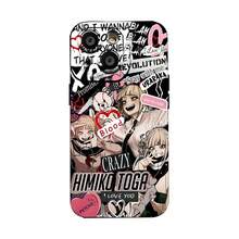 Pink And Black Himiko Toga Yandere Love Phone Case. Compatible With Apple, , , And Honor Phones. Made Of TPU Silicone, They Offer Protection Against Bumps And Drops. Great Gift For Mom. - 黑色 - 查看 1