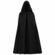 25228 Medieval Cloak (Wool - Black)